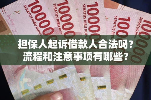 武汉担保人起诉借款人合法吗？流程和注意事项有哪些？