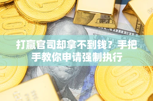 武汉打赢官司却拿不到钱？手把手教你申请强制执行