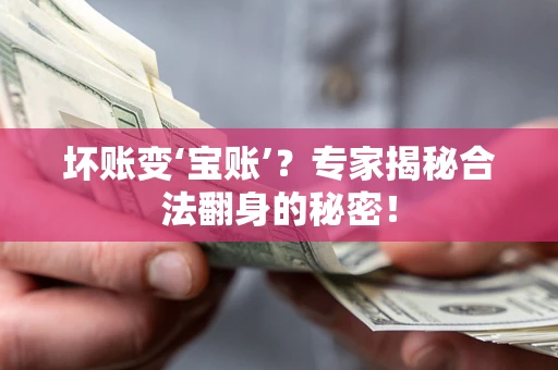 武汉坏账变‘宝账’？专家揭秘合法翻身的秘密！