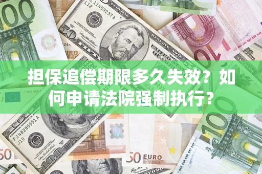 武汉担保追偿期限多久失效？如何申请法院强制执行？